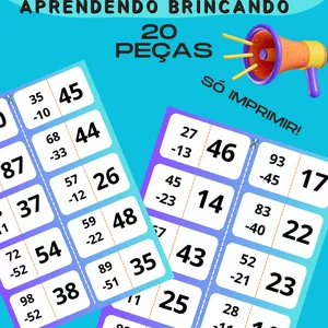 Imagem de capa para o Ebook JOGO DOMINÓ DA SUBTRAÇÃO SEM AGRUPAMENTO