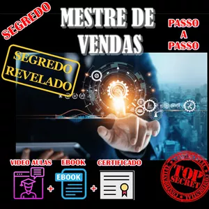 Imagem de capa para o Curso online MESTRE DE VENDAS- O SEGREDO REVELADO