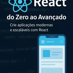 Imagem de capa para o Ebook React Do Zero ao Avançado