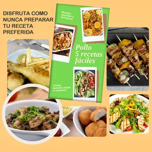 Imagen de portada para Ebook Pollo 5 Recetas Fáciles