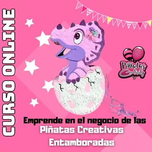 Imagen de portada para Curso online Emprende en el negocio de las Piñatas Creativas Entamboradas