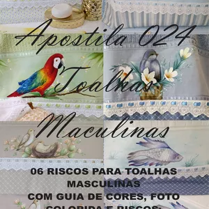 Imagem principal do produto 024 APOSTILA DE TOALHA MASCULINA 
