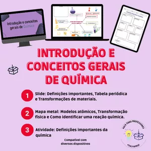 Imagem de capa para o Ebook Pack Introdução e Conceitos Gerais de Química