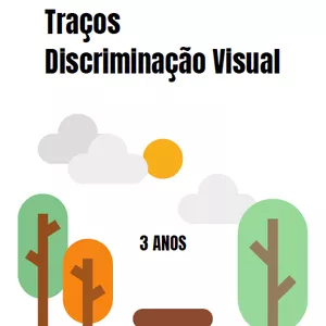 Imagem de capa para o Ebook Traços e Percepção Visual para crianças de 2 e 3 anos