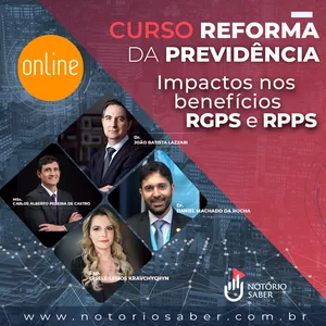 Imagem principal do produto Curso Online Reforma Da Previdência – 2019: Impactos nos benefícios RGPS e RPPS 