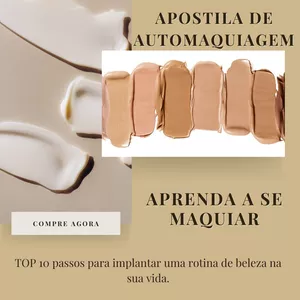 Imagem de capa para o Ebook Jeniffer Pantoni, apostila Automaquiagem