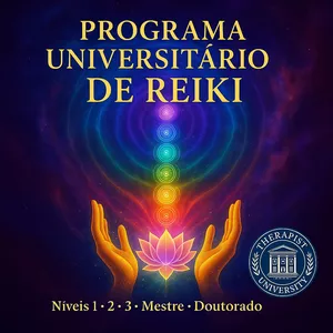 Imagem do curso v2 ⏰Ultima Bolsa! 100%⏰ Programa Universitário Internacional de Formação / Curso de reiki I, II, III mestre e Doutorado + Reconhecimento MEC + Registro Profissional e Crachá + Apostila + Certificados +Cartilhas +Sintonizações