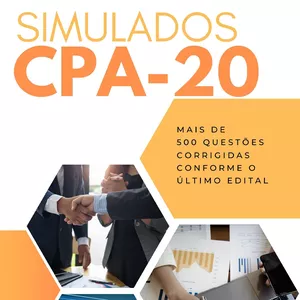 Imagem de capa para o Ebook Simulados ANBIMA CPA-20 (Atualizado 2023) 