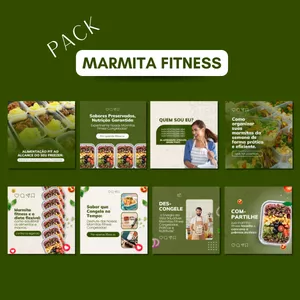 Imagem de capa para o Curso online Pack Marmita Fitness