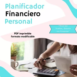 Imagen de portada para Ebook Planificador Financiero/ PDF imprimible 