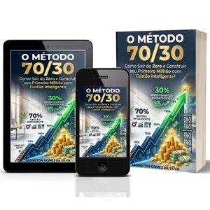 Imagem de capa para o Ebook COMO SAIR DO ZERO E CONSTRUIR SEU PRIMEIRO MILHÃO COM GESTÃO INTELIGENTE: MÉTODO 70/30