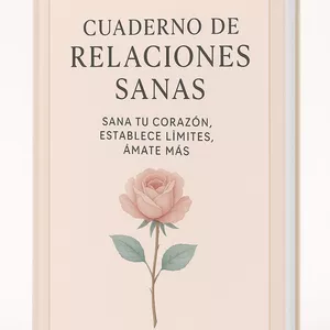 Imagen de portada para Ebook Cuaderno de Relaciones Sanas – Sana tu Corazón y Ámate Más