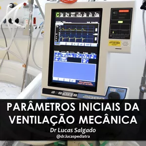Imagem de capa para o Ebook Parâmetros Iniciais da Ventilação Mecânica na Emergência