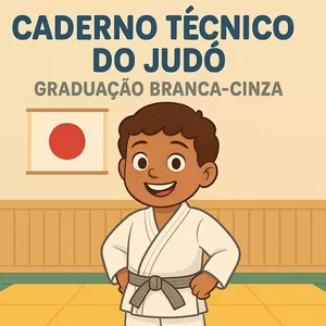 Imagem de capa para o Curso online Caderno Técnico para Estudos do Judô - Faixa Branca Ponta Cinza