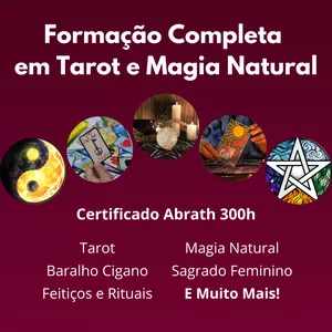Curso Formação Completa em Tarot e Magia Natural