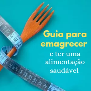 Imagem de capa para o Ebook Guia definitivo para emagrecer de forma saudável
