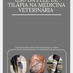 Imagem de capa para o Ebook Guia Prático: Pele de Tilapia preparo e aplicação na Medicina Veterinária 