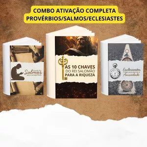 Imagem de capa para o Ebook COMBO ATIVAÇÃO COMPLETA - PROVÉRBIOS/SALMOS/ECLESIASTES