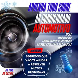 Imagem de capa para o Ebook APRENDA TUDO SOBRE AR-CONDICIONADO AUTOMOTIVO
