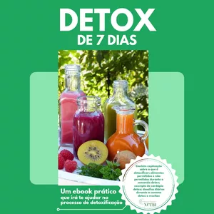 Imagem de capa para o Ebook eBook Detox 7 dias