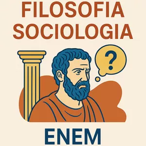 Imagem de capa para o Ebook APOSTILA QUESTÕES FILOSOFIA E SOCIOLOGIA - ENEM 2015-2024