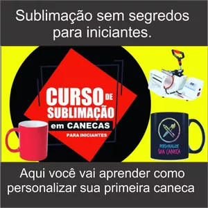 Imagem do curso SUBLIMAÇÃO DE CANECA PARA INICIANTES