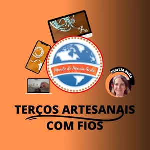 Imagem de capa para o Curso online Terços  artesanais com fios por Márcia Ávila