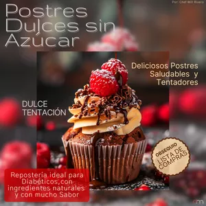 Imagen de portada para Ebook Postres Dulces sin Azúcar