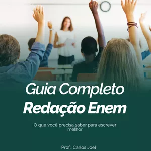 Imagem de capa para o Ebook Guia Completo Redação ENEM
