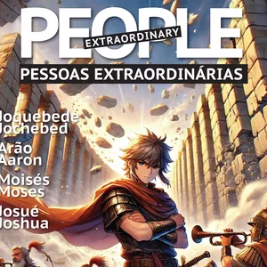 Imagem de capa para o Ebook Série Pessoas Extraordinárias - 07 e 08 anos - Kit Professor + Alunos - Joquebede, Arão, Moises e Josué
