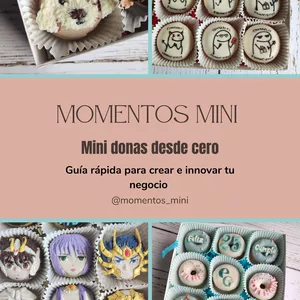 Imagen de portada para Ebook Mini donas de Momentos Mini desde Cero 
