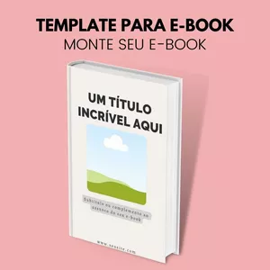 Imagem de capa para o Ebook Template de E-BOOK | Monte seu e-book