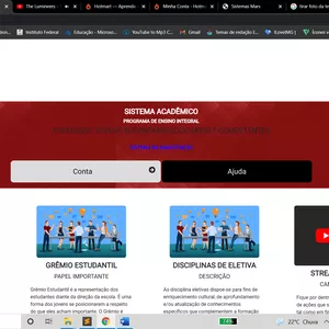 Imagem de capa para o Curso online Sistema Educacional PHP JAVASCRIPT