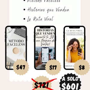 Imagem de capa para o Ebook Mega Pack 3 en 1 Vende por Redes Sociales