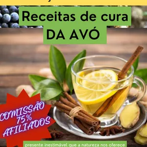Imagem de capa para o Ebook Nutrição Natural: Receitas de cura DA AVÓ +bônus EBOOK Descobrindo o Tesouro do Açaí