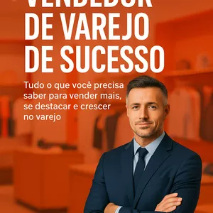 Imagem de capa para o Ebook Vendedor de varejo de sucesso 