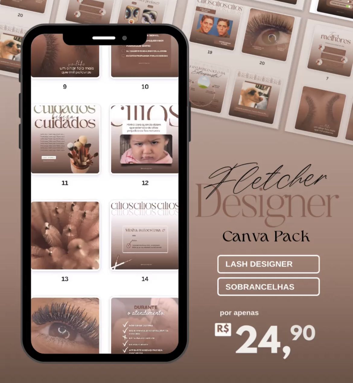 Imagem do curso Fletcher Designer Canva Pack