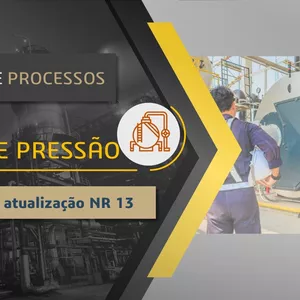 Imagem de capa para o Curso online NR 13 - CAPACITAÇÃO DE OPERADOR DE VASO DE PRESSÃO