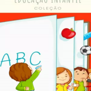Imagem de capa para o Ebook Educação Infantil – Caderno de Atividades, em Pdf completo.
