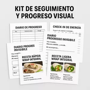 Imagen de portada para Ebook Kit de Seguimiento y Progreso Visual de Clientes Fitness