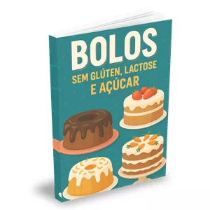 Imagem de capa para o Curso online BOLOS SEM GLÚTEN, LACTOSE E AÇÚCAR: +50 RECEITAS INCRÍVEIS PARA VOCÊ FAZER EM CASA!