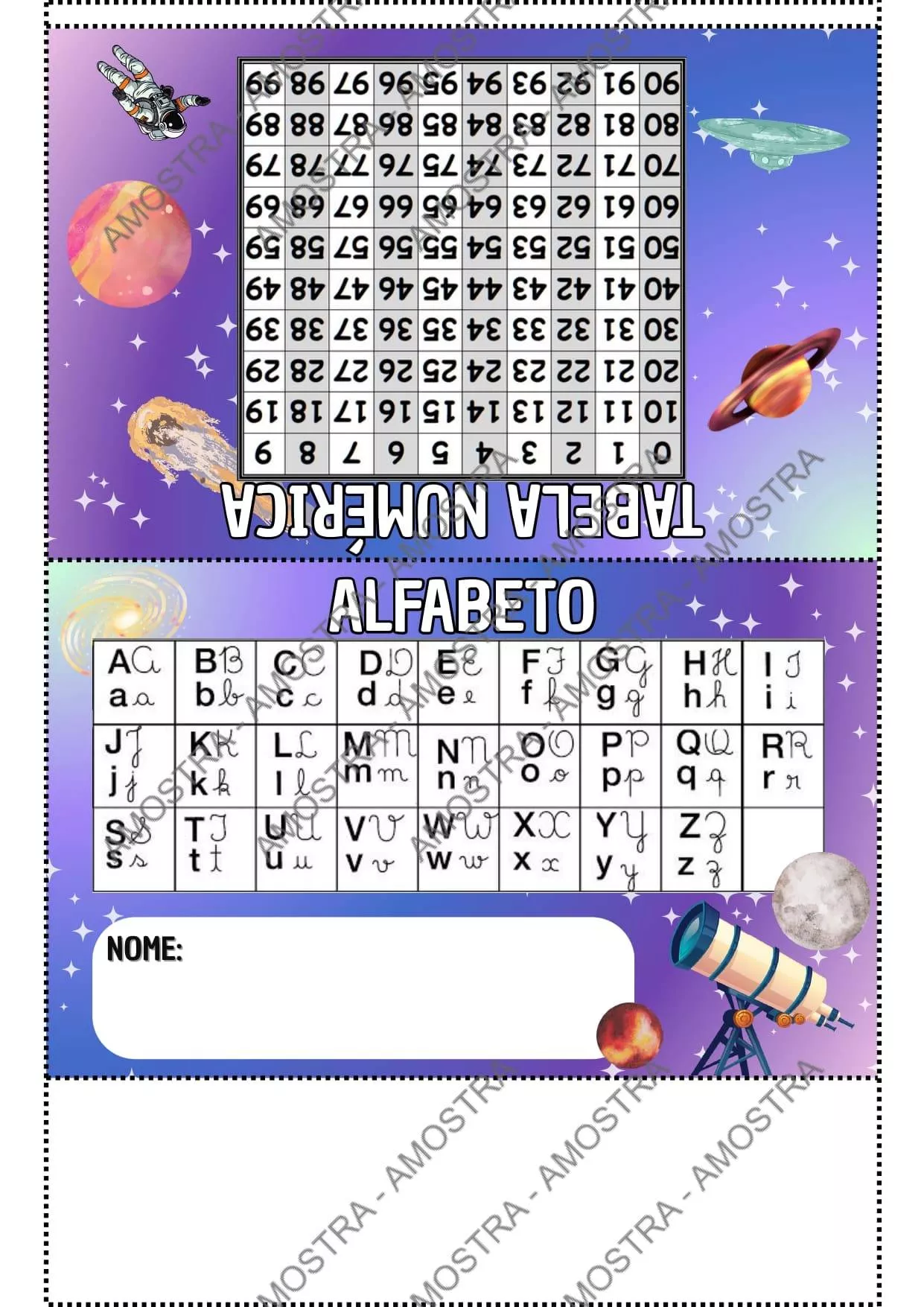 Kit Crachás de Mesa Infantil – Galáxia, Fadas, Dinossauros e Muito Mais! — imagem 3