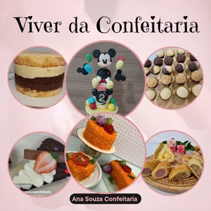 Imagem de capa para o Curso online Viver da Confeitaria 