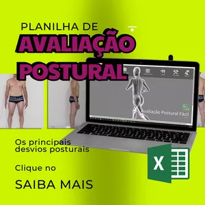 Imagem de capa para o Curso online Planilha Avaliação Postural Fácil (Para computador)