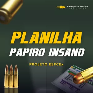 Imagem de capa para o Curso online Planilha Papiro Insano | Projeto ESFCEx