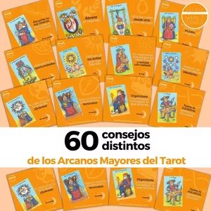 Imagen de portada para Ebook 60 consejos del Tarot – Cartas para imprimir y recortar