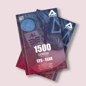 Imagem de capa para o Ebook 1500 EXERCÍCIOS COMENTADOS - CFS - EEAR