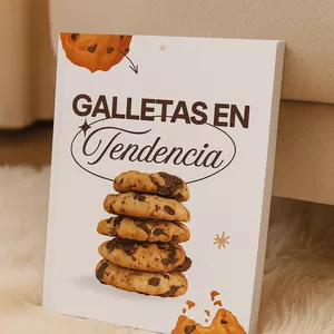 Imagen de portada para Ebook 🍪 GALLETAS EN TENDENCIA – Recetario Premium + Bonos Exclusivos 🎁