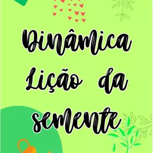 Imagem de capa para o Ebook Dinâmica para reunião de pais e responsável lição da semente