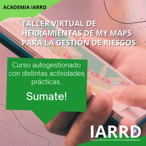 Imagen de portada para Curso online My maps para la gestión de riesgos